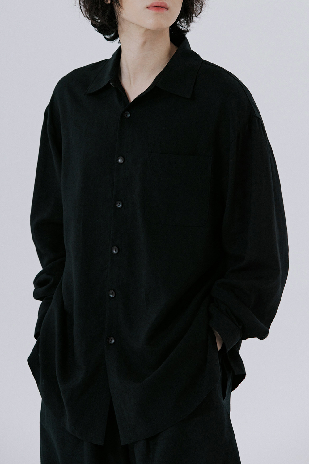 unisex standard shirts black [2color]